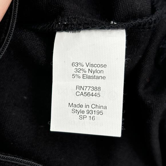 J Crew Gigi Pant Women's Size 4 Black Ponte Stretch Trouser Legging Side Zip - Picture 10 of 11